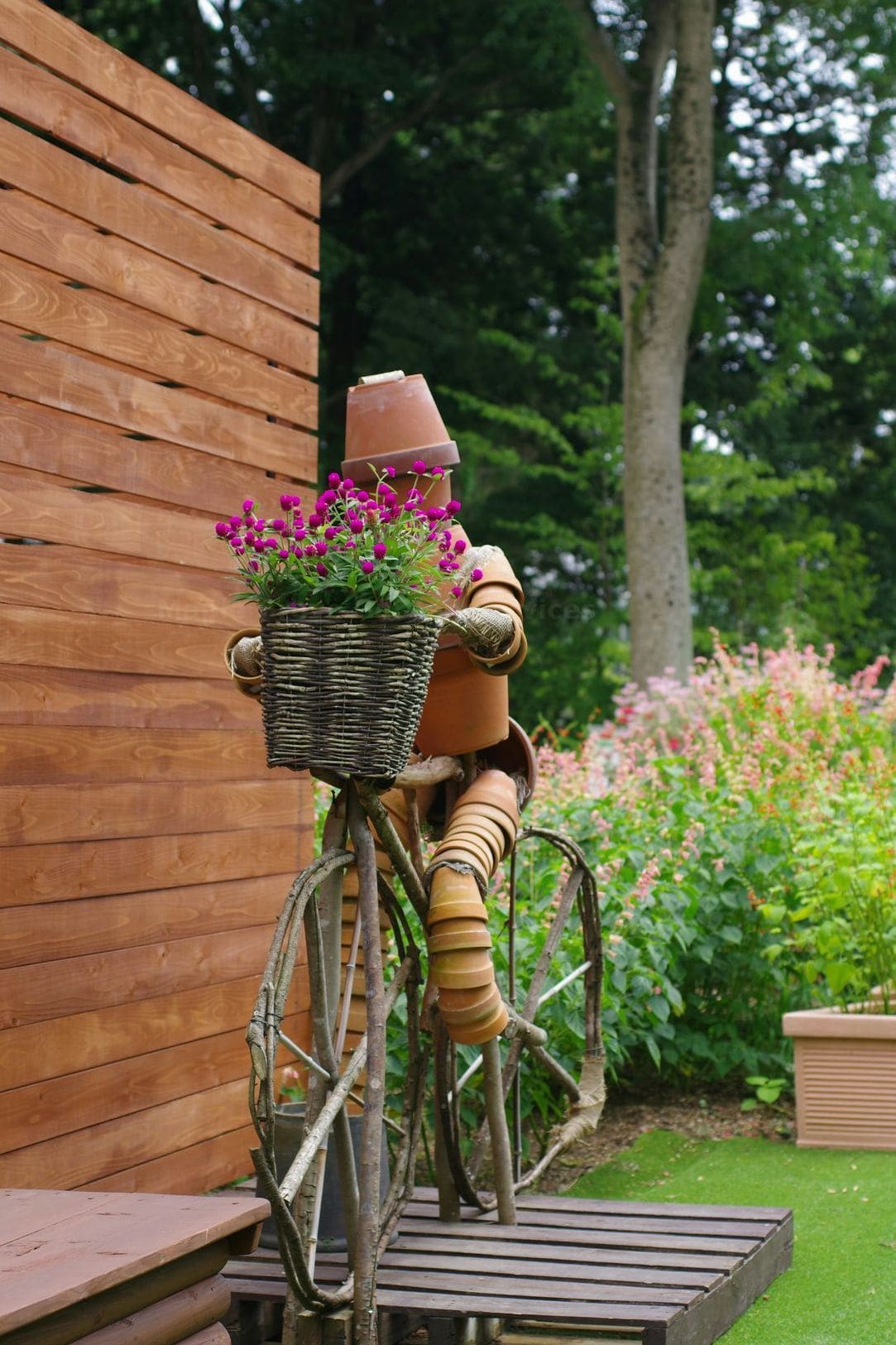 Weed control and bed maintenance